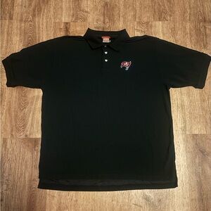 Tampa Bay Buccaneers Polo Shirt Mens XL Reebok NFL Football Golf Travel Work